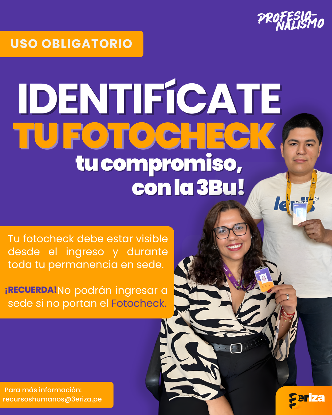 Uso de Fotocheck